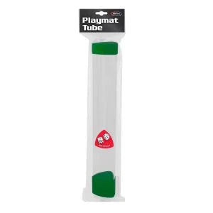 BCW: Green Playmat Tube with Dice Holder- Playmat Storage