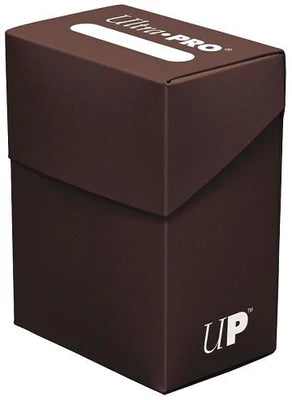 UltraPro: Brown Solid Colour Deck Box- Deck Box