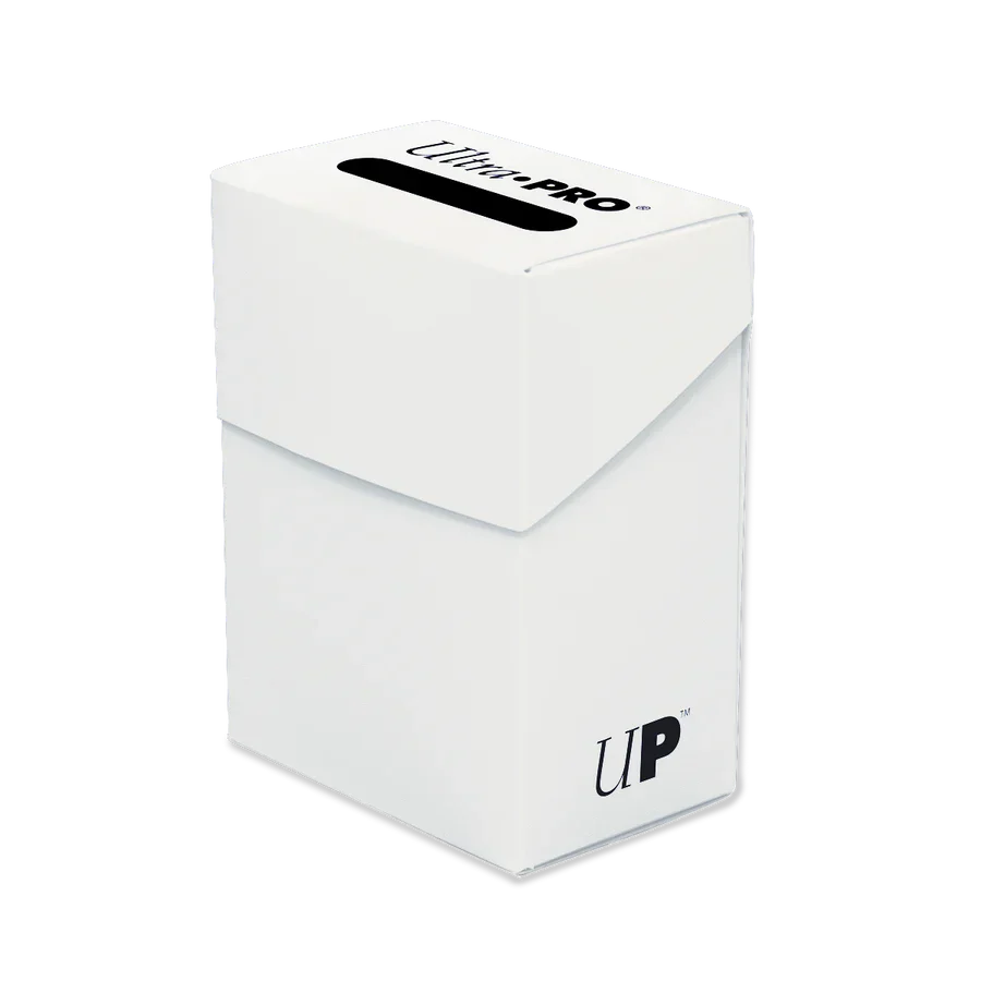 UltraPro: White Solid Colour Deck Box- Deck Box