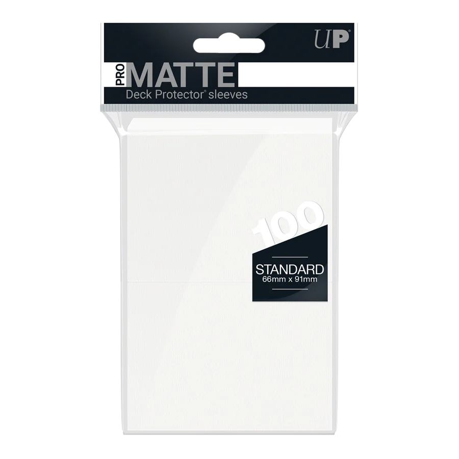 Ultra Pro: White-PRO-Matte Standard DECK PROTECTOR® Sleeves