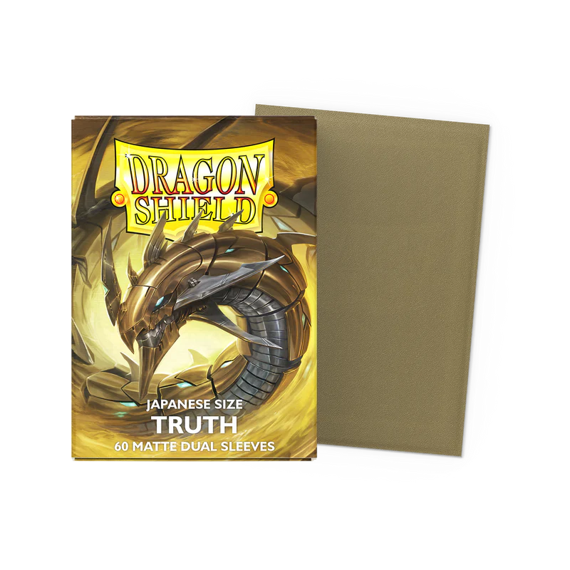 Dragon Shield: Truth Japanese Size Matte Dual Sleeves- Japanese Size Matte Dual Sleeves