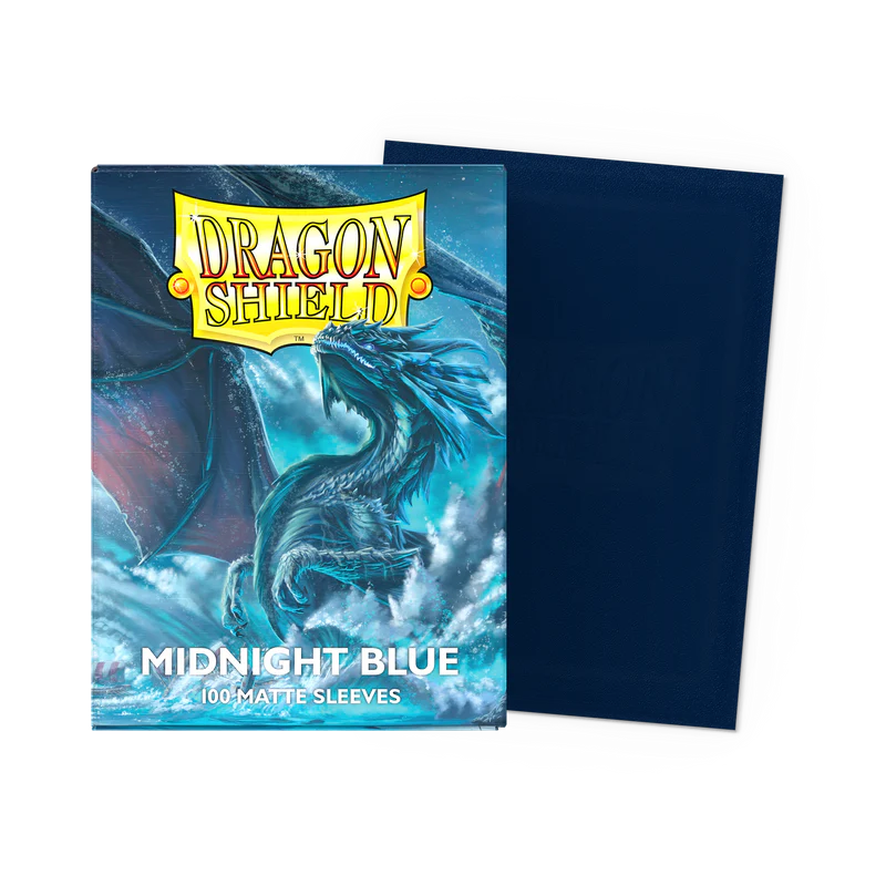 Dragon Shield: Midnight Blue Matte- Standard Card Sleeves
