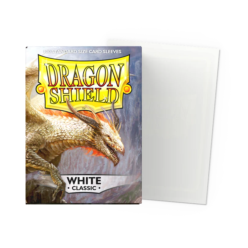 Dragon Shield: White Classic- Standard Card Sleeves