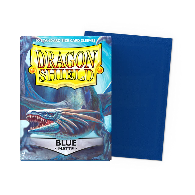 Dragon Shield: Blue Matte- Standard Card Sleeves