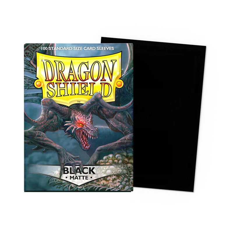 Dragon Shield: Black Matte- Standard Card Sleeves