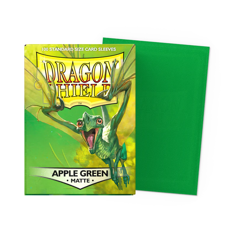 Dragon Shield: Apple Green Matte- Standard Card Sleeves