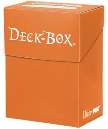 UltraPro: Orange Solid Colour Deck Box- Deck Box