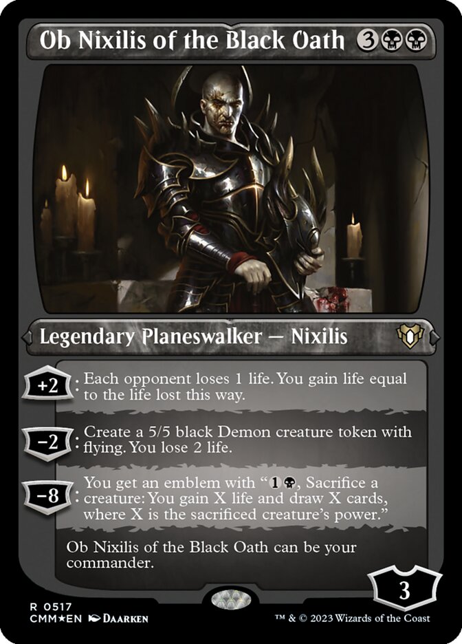 Ob Nixilis of the Black Oath (Foil Etched)