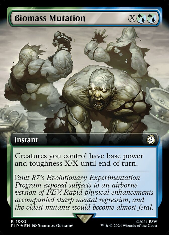 Biomass Mutation (Extended Art) (Surge Foil)