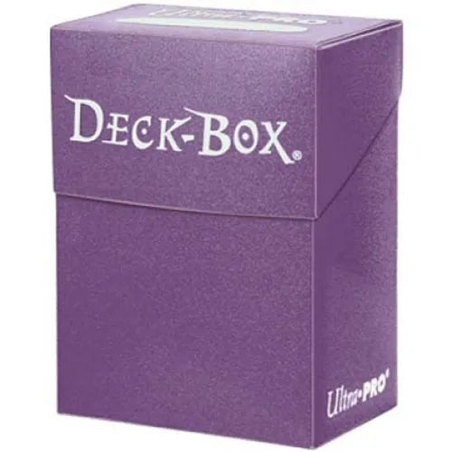 UltraPro: Purple Solid Colour Deck Box- Deck Box