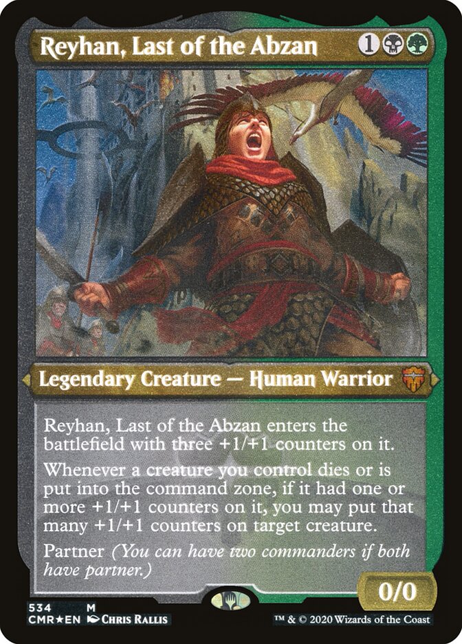Reyhan, Last of the Abzan (Foil Etched)