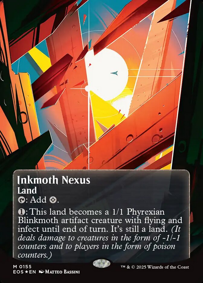 Inkmoth Nexus (0155) (Borderless) (Galaxy Foil)