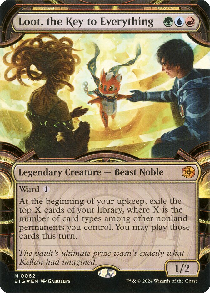 Loot, the Key to Everything (Showcase) (Raised Foil)