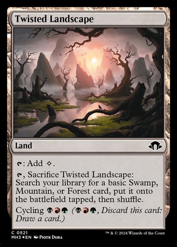 Twisted Landscape (Ripple Foil)