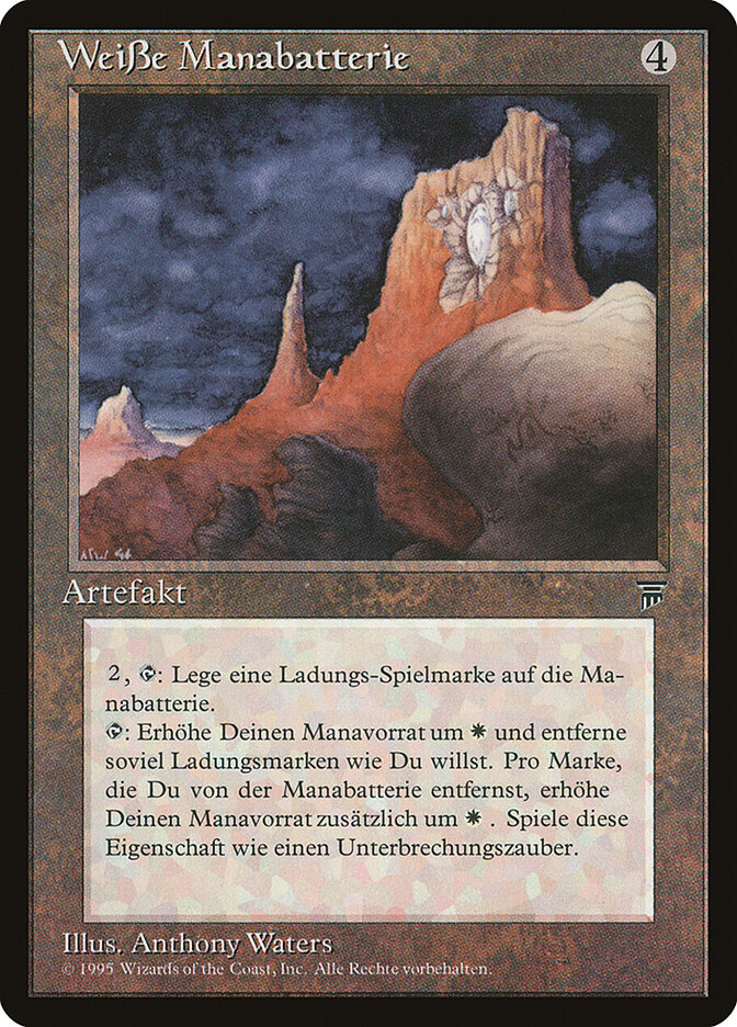White Mana Battery (German) - "WeiBe Manabatterie"