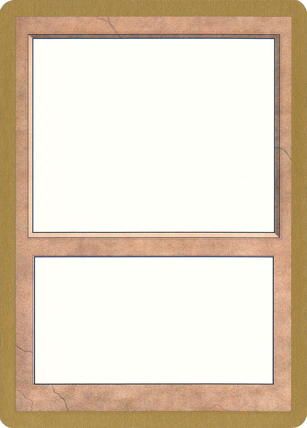 1998 World Championship Blank Card - Magic: The Gathering