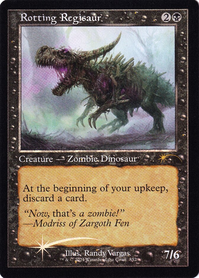 Rotting Regisaur (Retro Frame)