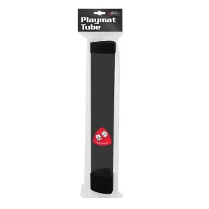 BCW: Black Playmat Tube with Dice Holder- Playmat Storage