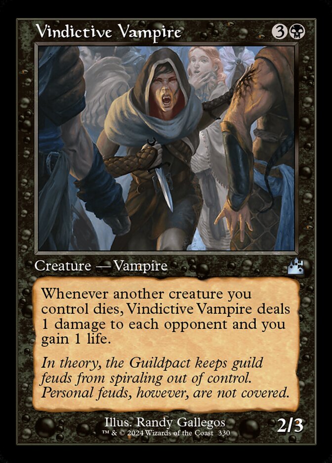 Vindictive Vampire (Retro Frame)