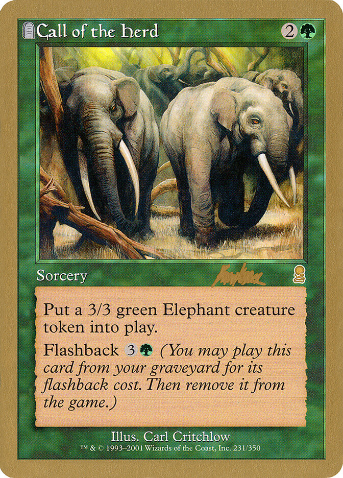 Call of the Herd - 2002 Brian Kibler (ODY)