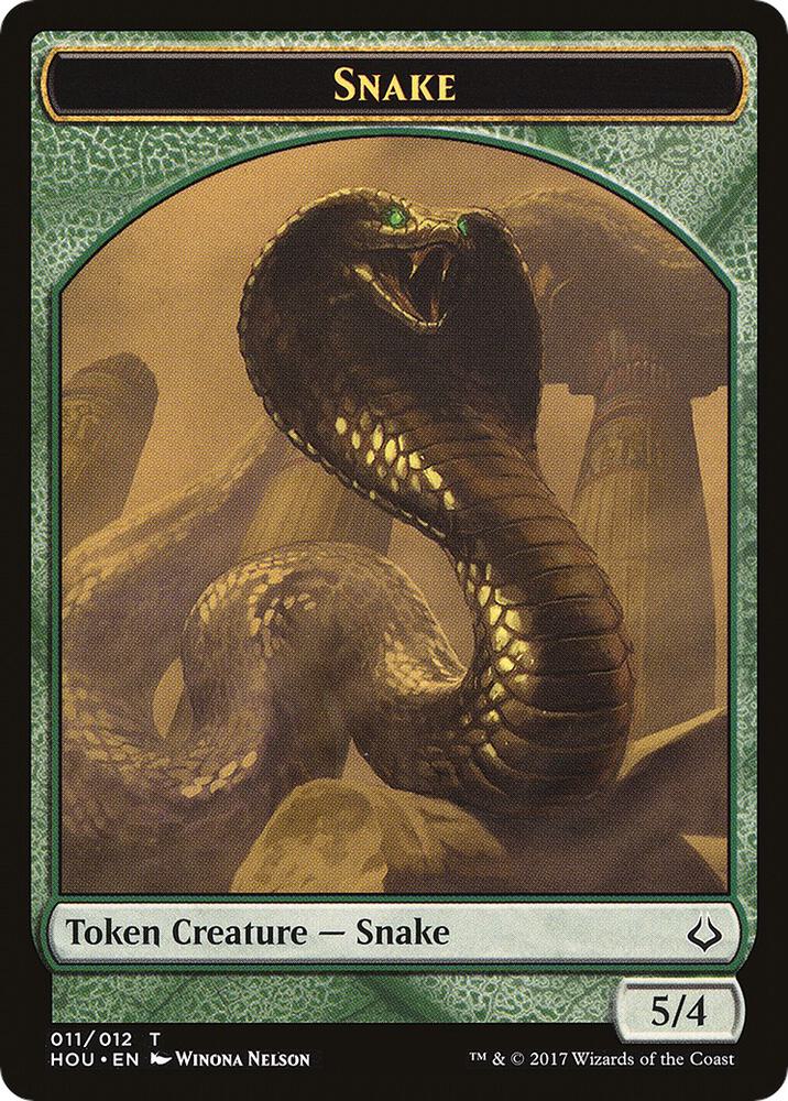 Snake // Zombie Double-Sided Token