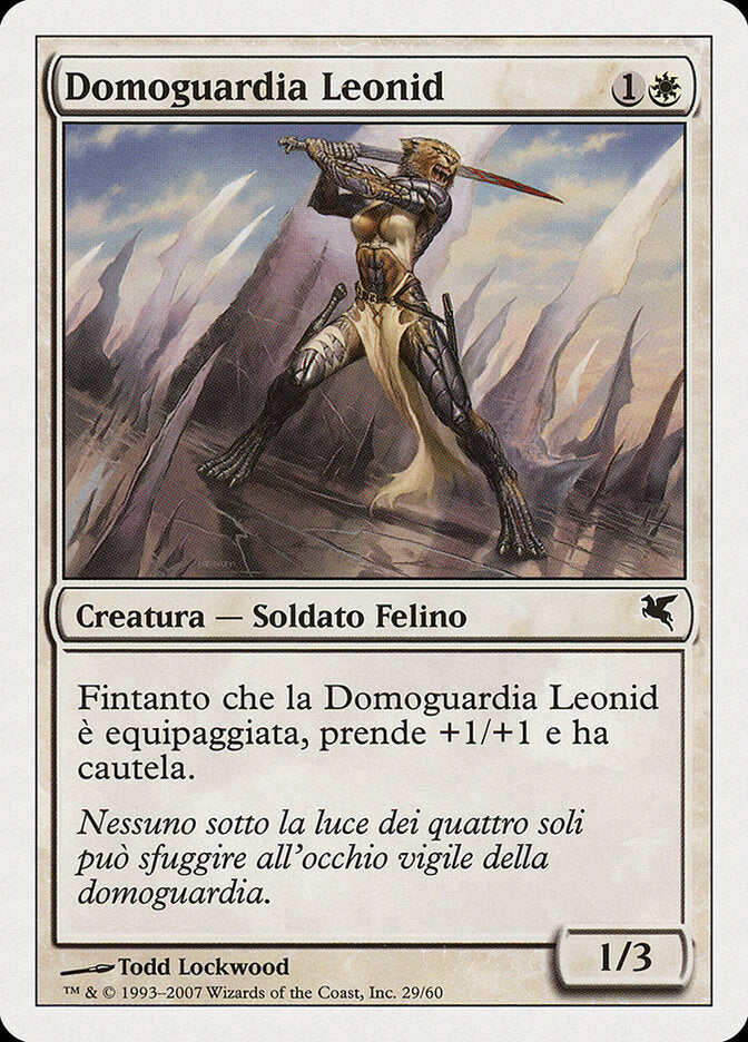 Leonin Den-Guard (Italian) - "Domoguardia Leonid" (L29)
