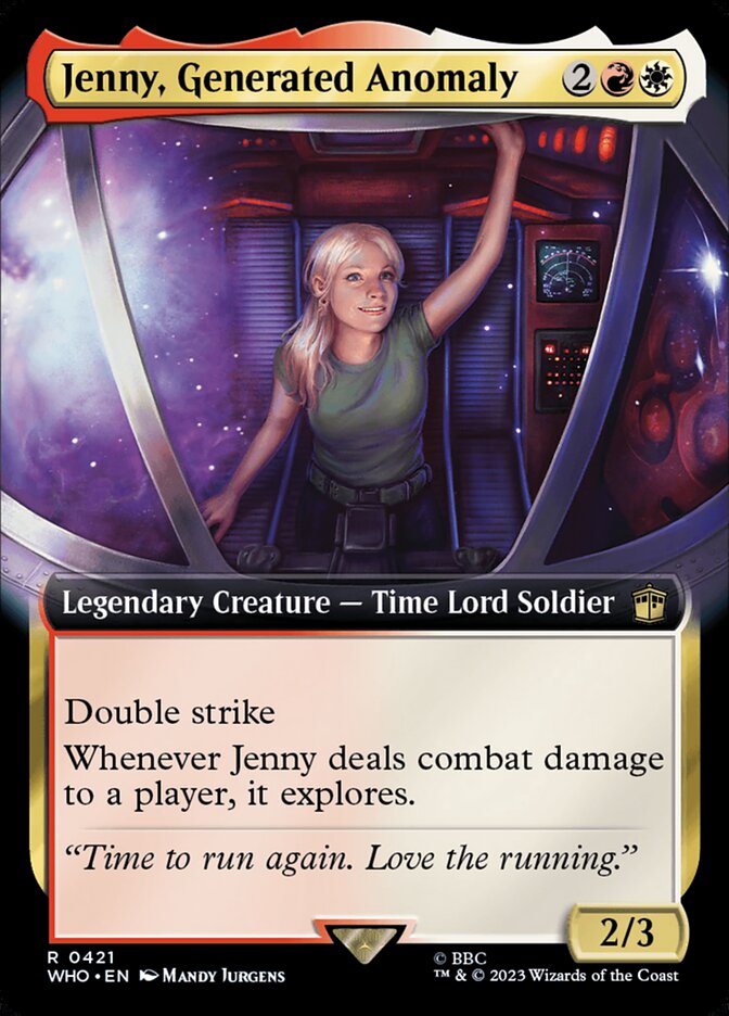 Jenny, Generated Anomaly (Extended Art)