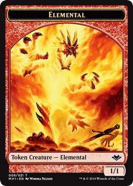 Elemental (008) // Golem Double-Sided Token