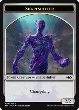 Shapeshifter (001) // Rhino (013) Double-sided Token