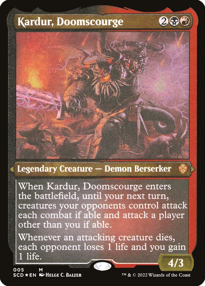 Kardur, Doomscourge (Foil Etched)