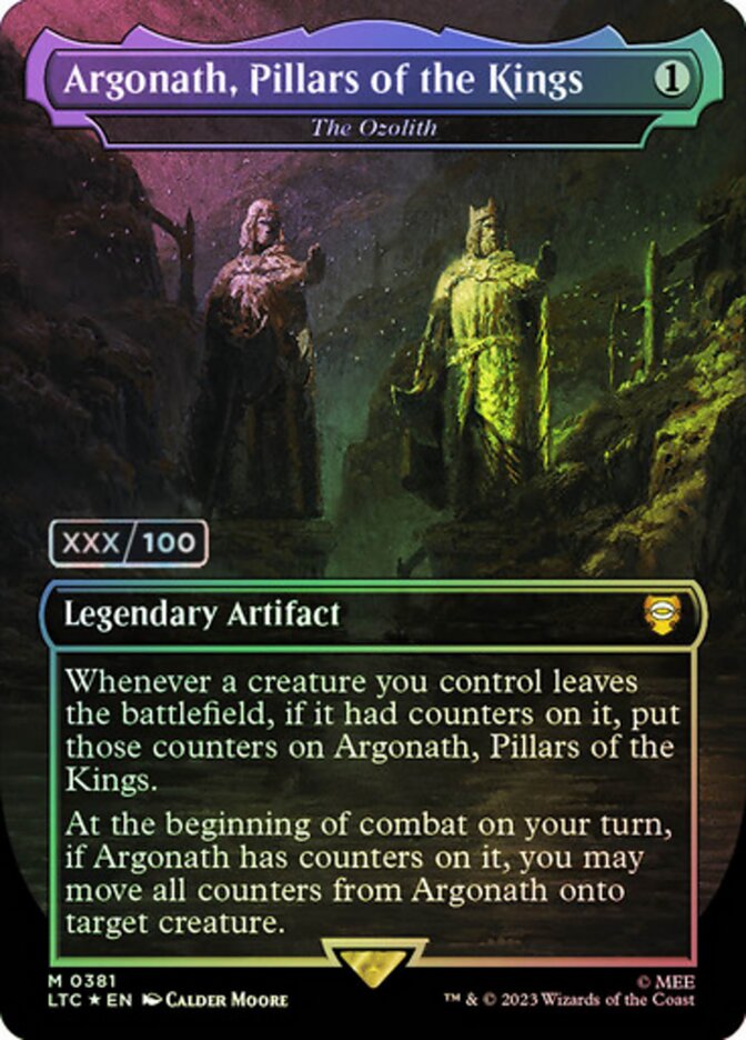 Argonath, Pillars of the Kings - The Ozolith (Serial Numbered)