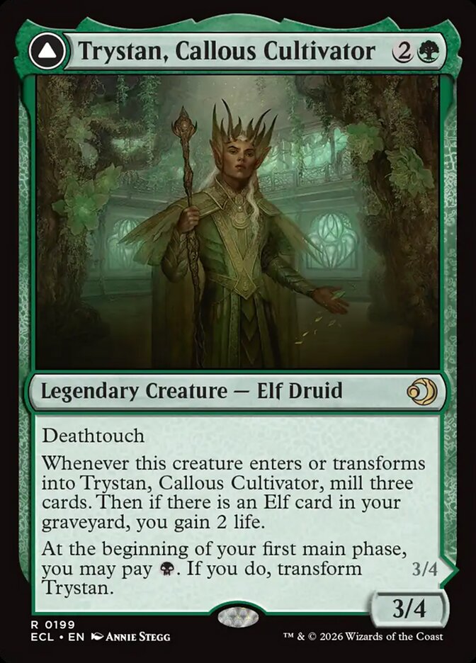 Trystan, Callous Cultivator