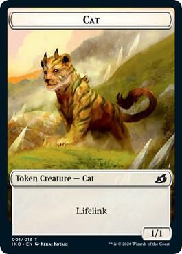Cat // Human Soldier (003) Double-Sided Token