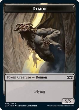 Demon // Squirrel Double-Sided Token