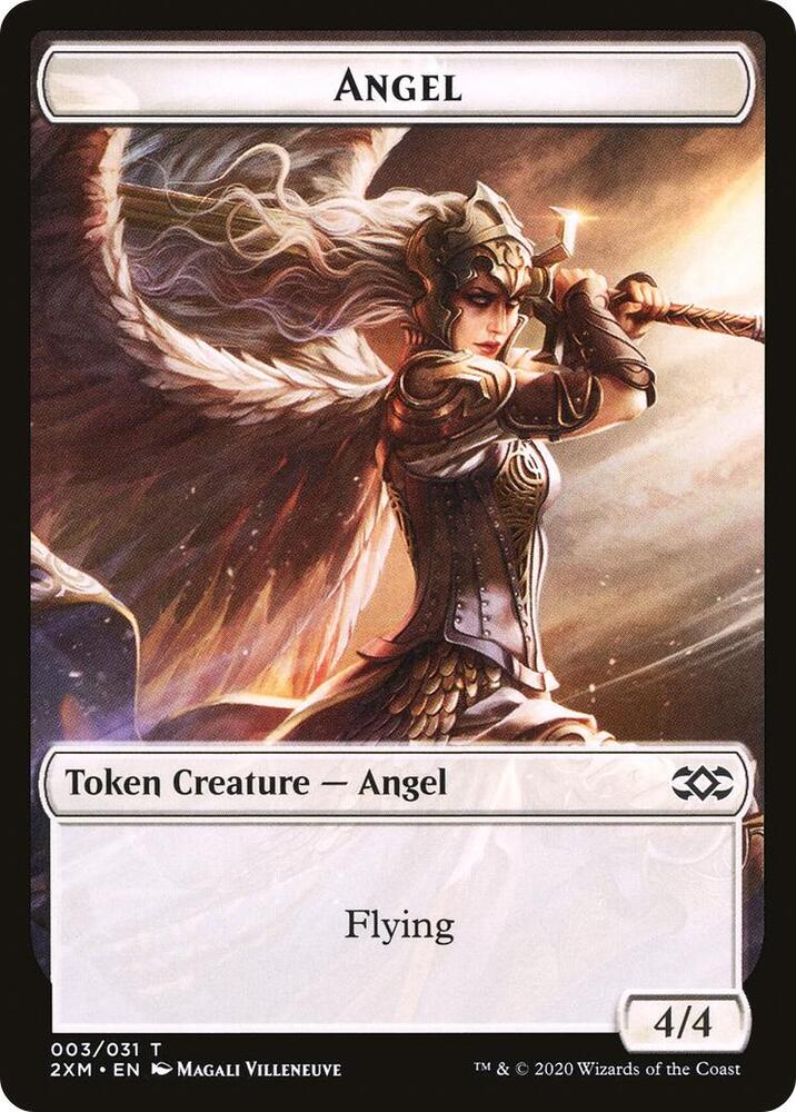 Angel // Human Soldier Double-Sided Token