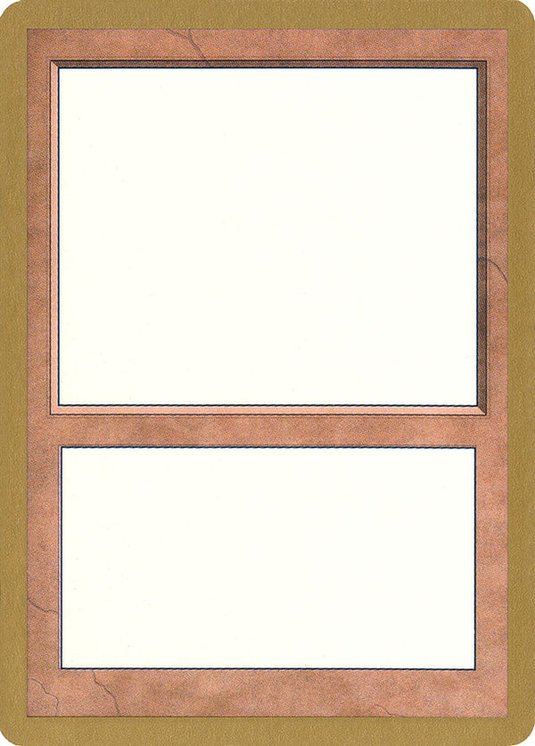 2000 World Championship Blank Card - Magic: The Gathering