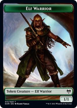 Elf Warrior // Replicated Ring Double-Sided Token