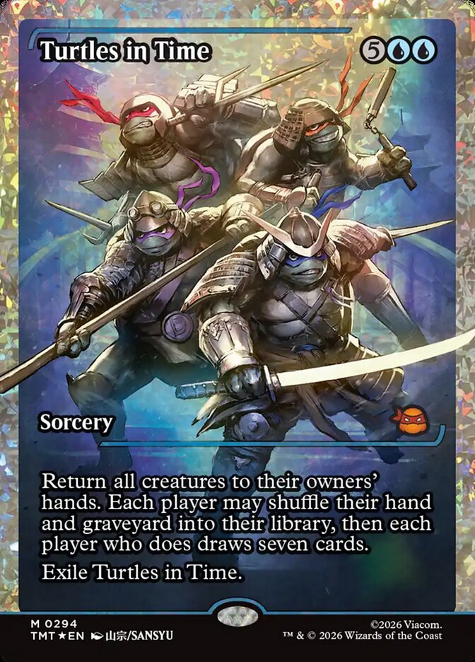 Turtles in Time (Showcase) (Fracture Foil)