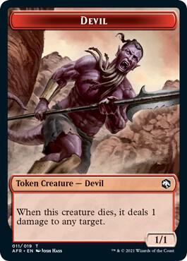 Devil // Emblem - Ellywick Tumblestrum Double-Sided Token
