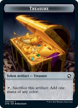 Treasure // Faerie Dragon Double-Sided Token