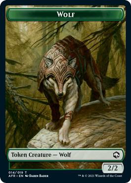 Wolf // Zombie Double-Sided Token