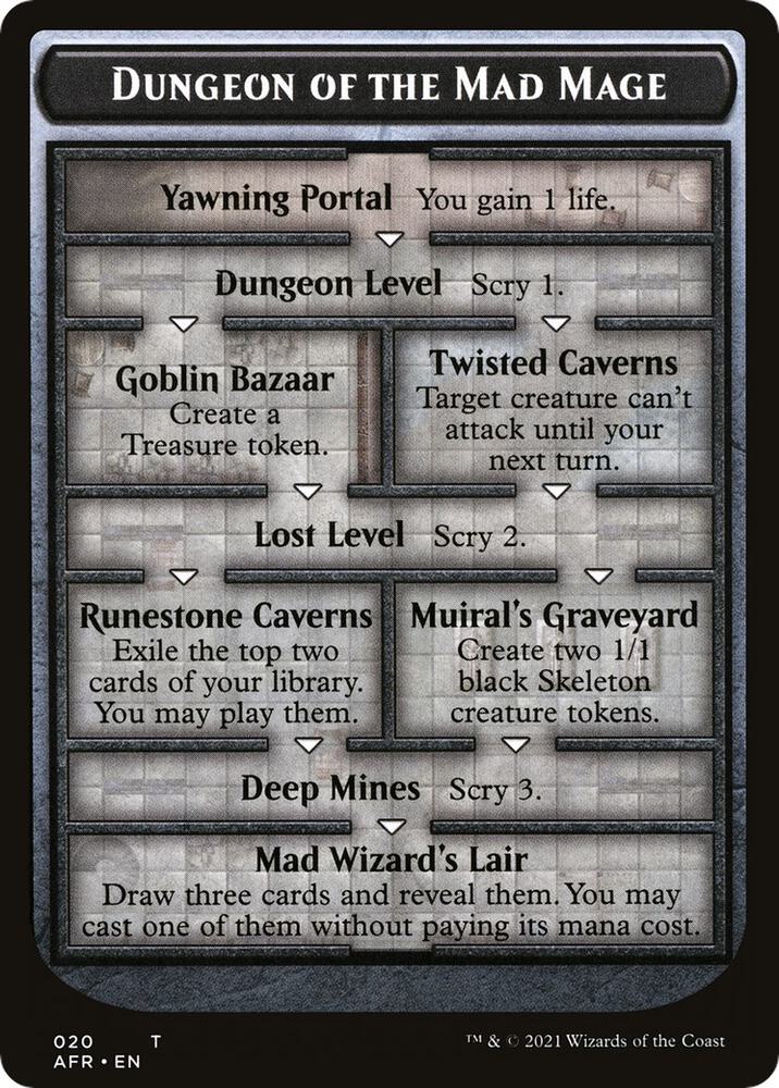 Dungeon of the Mad Mage // Tomb of Annihilation Double-Sided Token
