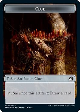 Clue // Vampire Double-Sided Token