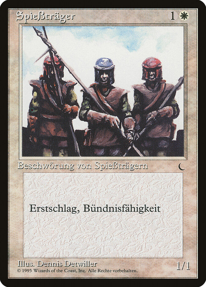 Pikemen (German) - "SpieBtrager"