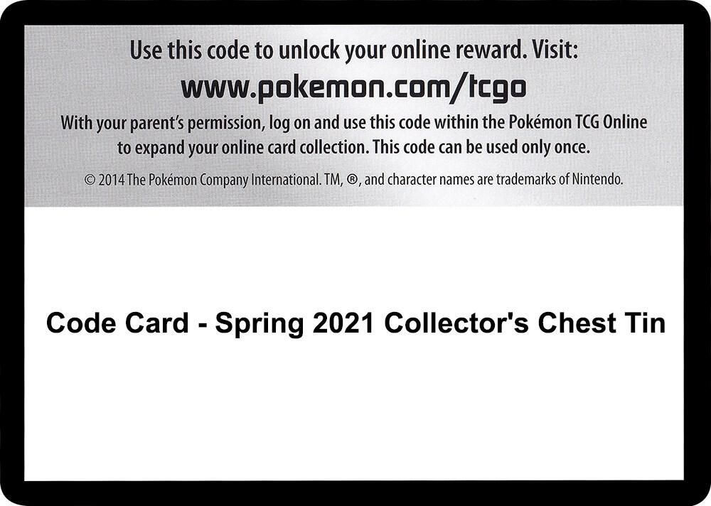 Code Card - Spring 2021 Collector's Chest Tin