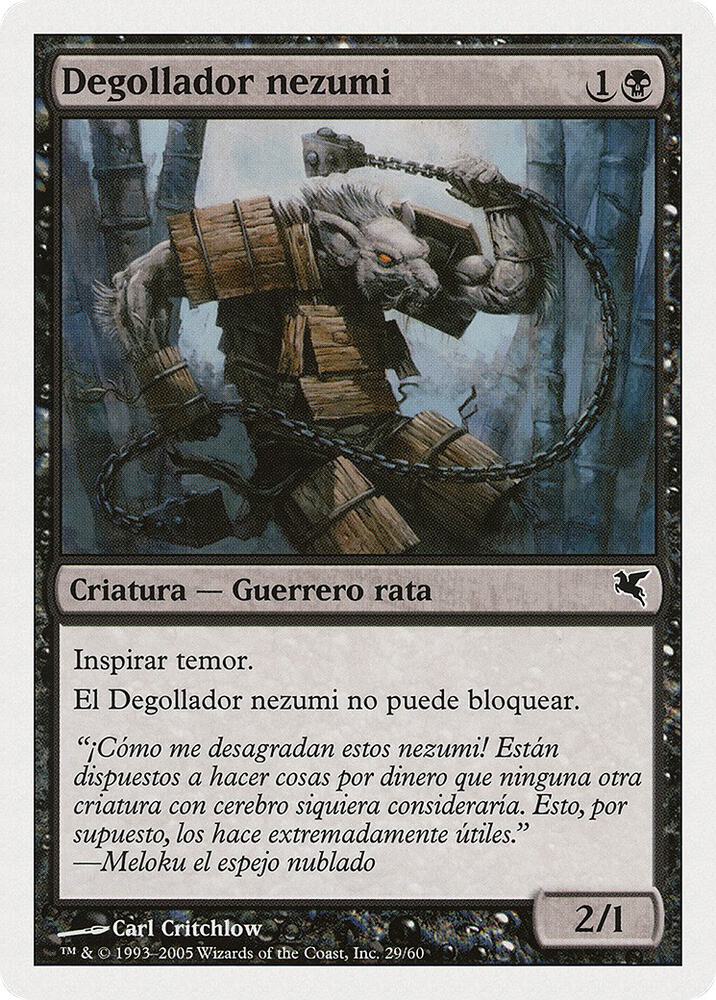Nezumi Cutthroat (Spanish) - "Degollador nezumi" (A29)