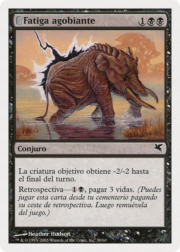 Crippling Fatigue (Spanish) - "Fatiga agobiante" (A30)
