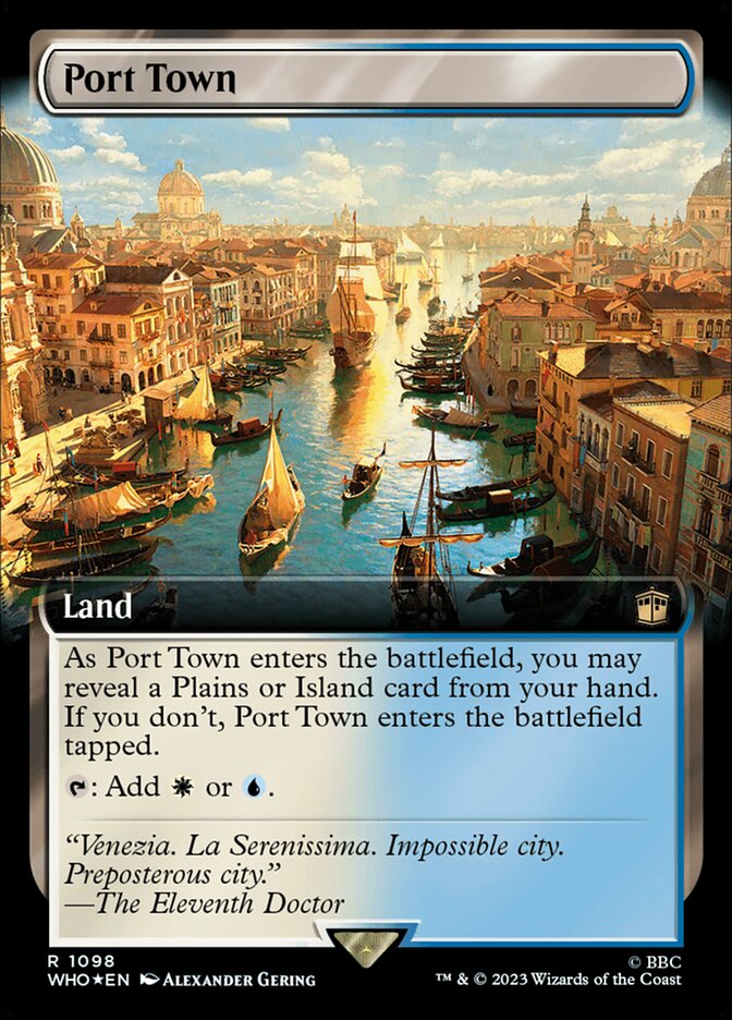 Port Town (Extended Art) (Surge Foil)