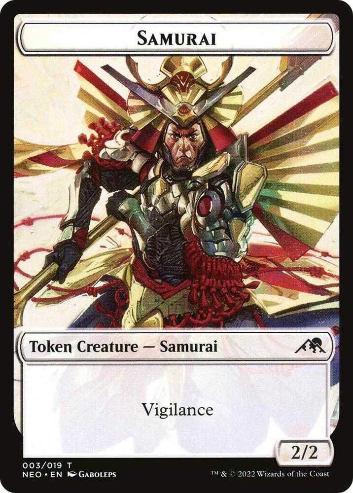 Samurai (003) // Spirit (012) Double-sided Token