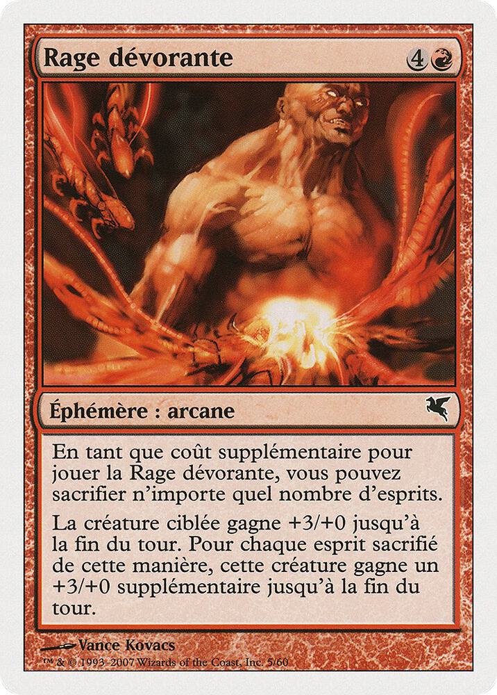 Devouring Rage (French) - "Rage dévorante"
